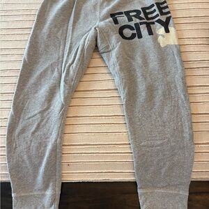 Free City gray sweatpants